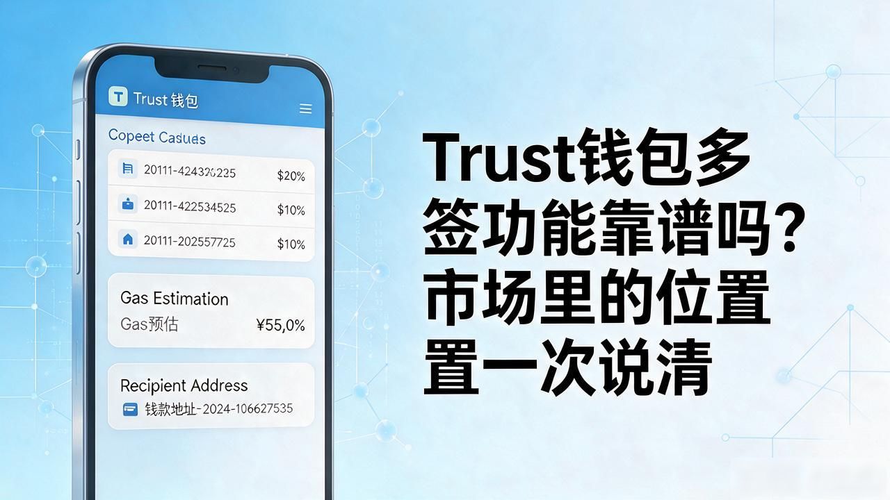 移动端多签钱包_Trust钱包多签在市场环境中的定位_Trust钱包多签