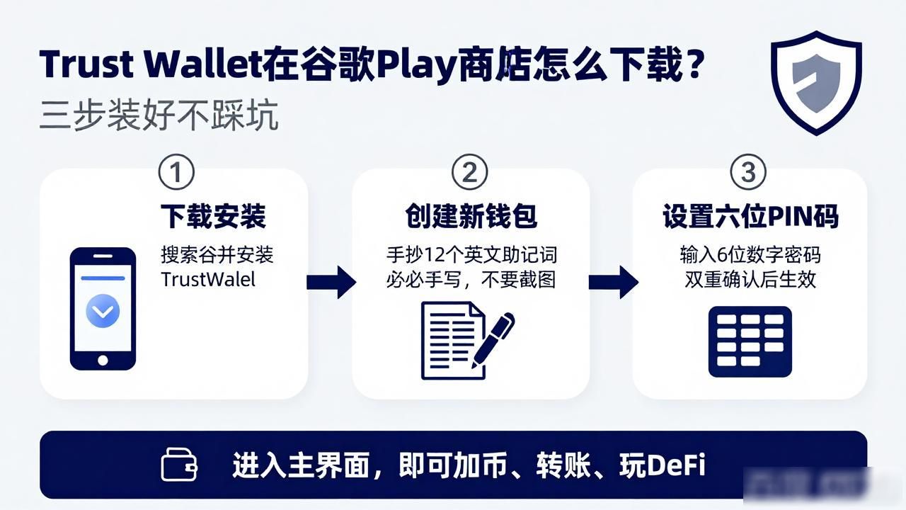 Trust Wallet助记词备份安全注意事项_Trust Wallet 谷歌Play商店下载教程_Trust Wallet谷歌商店官方下载流程