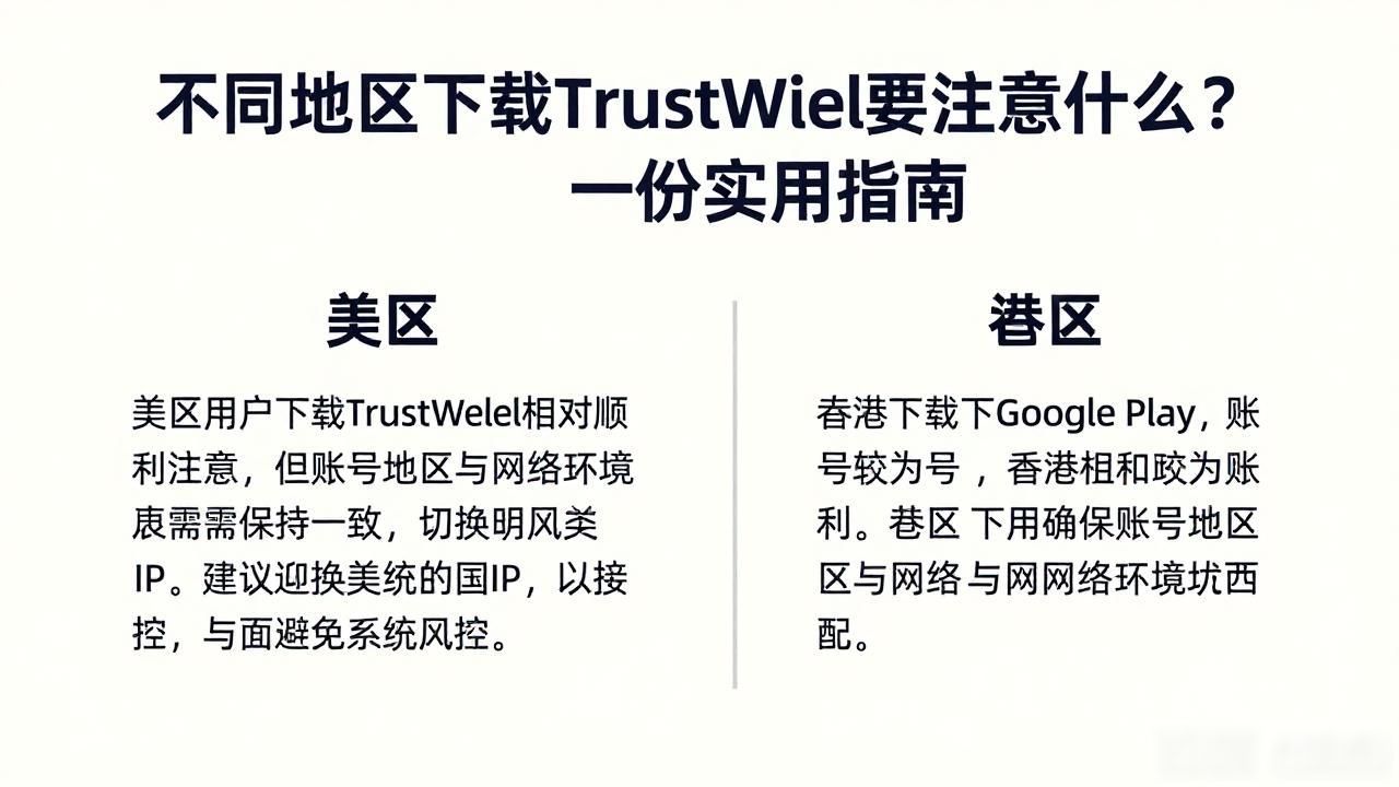 在不同地区下载 Trust Wallet 的注意事项_国内下载Trust Wallet的方法_美区港区下载Trust Wallet注意事项