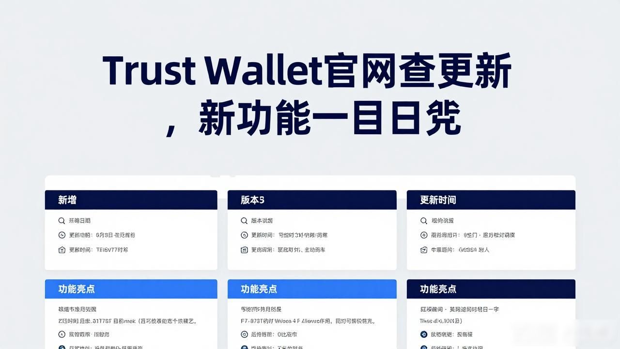 通过Trust Wallet官网获取每次更新的信息，以快速掌握钱包功能。_Trust Wallet官网更新日志_加密货币钱包功能更新