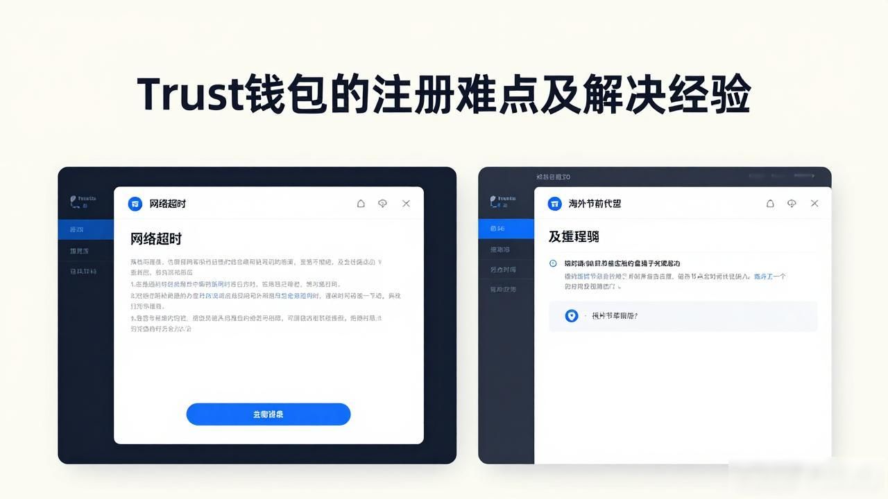 Trust钱包的注册难点及解决经验_Trust钱包注册问题_Trust钱包服务器连接问题
