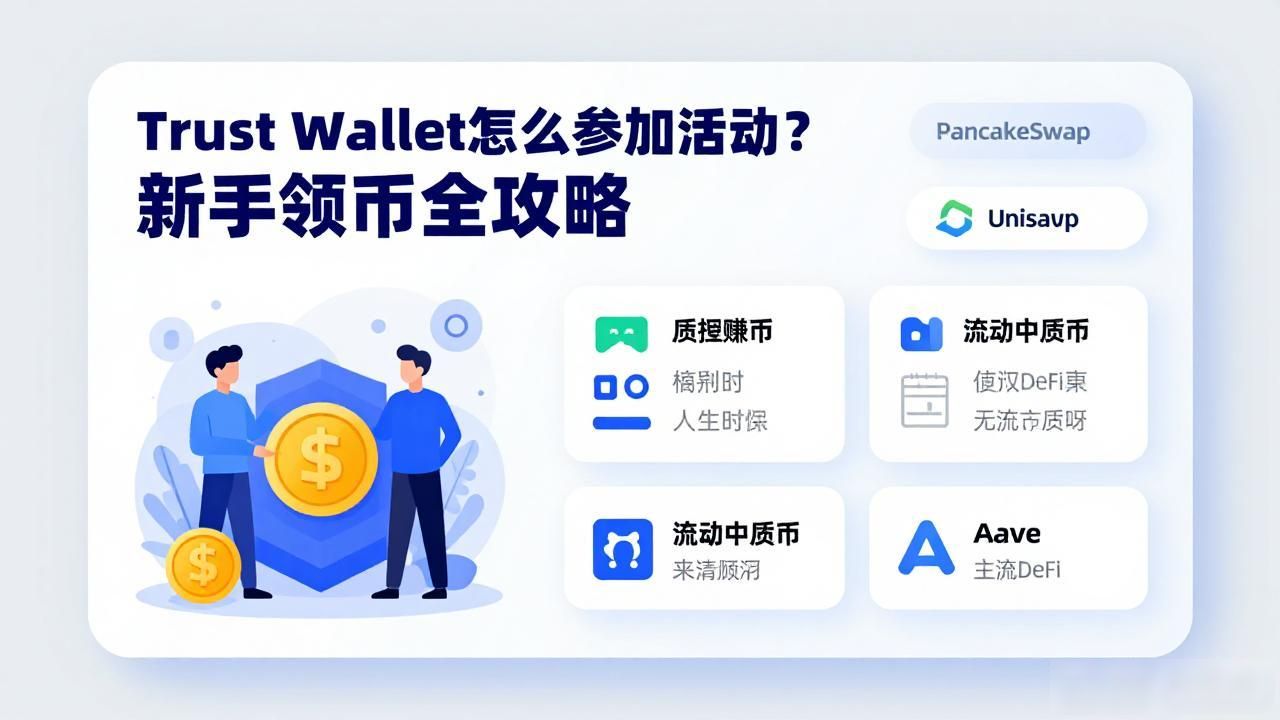 Trust Wallet怎么参加活动？新手领币全攻略