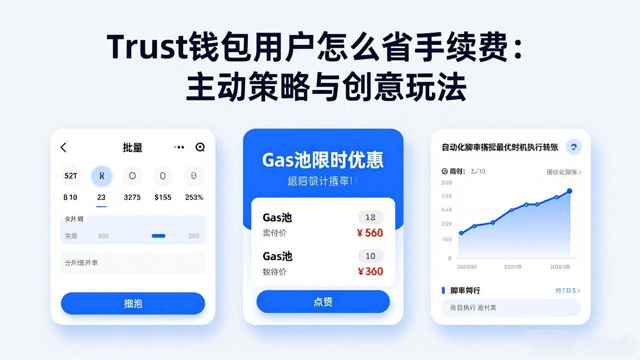 Trust钱包用户怎么省手续费：主动策略与创意玩法