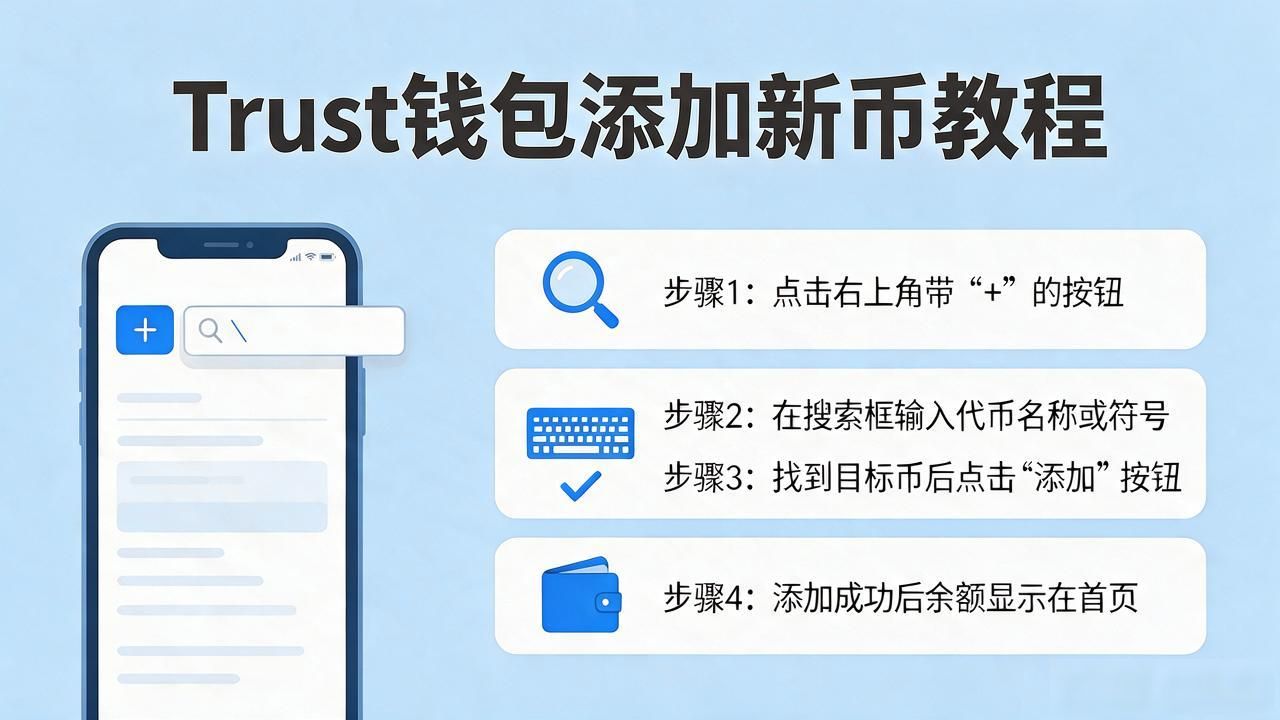 Trust Wallet添加不在默认列表的代币方法_如何在 Trust Wallet App 中添加新资产？_Trust Wallet手动导入新代币合约地址