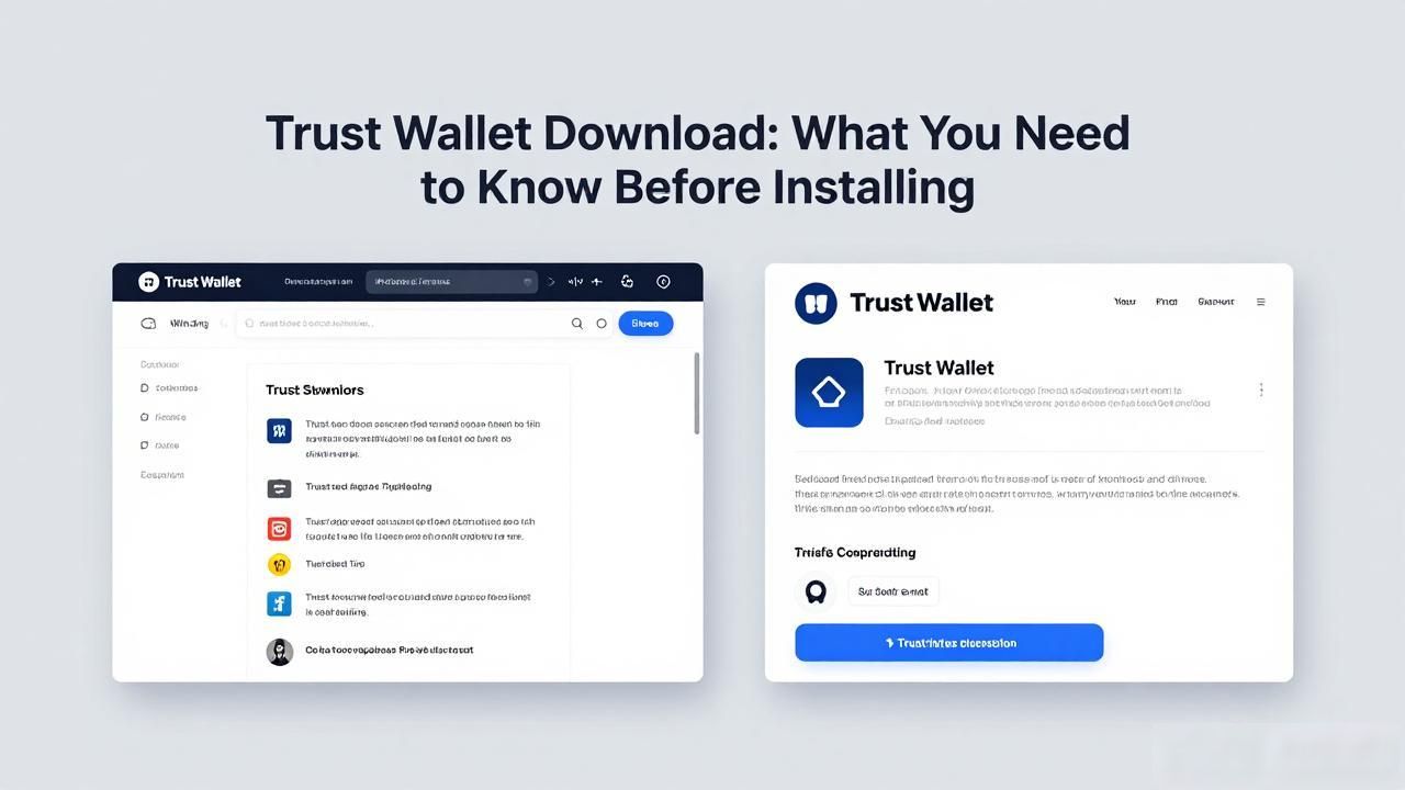 Encouraging critical thinking surrounding Trust Wallet downloads_Trust Wallet fake app risks_Trust Wallet official download site