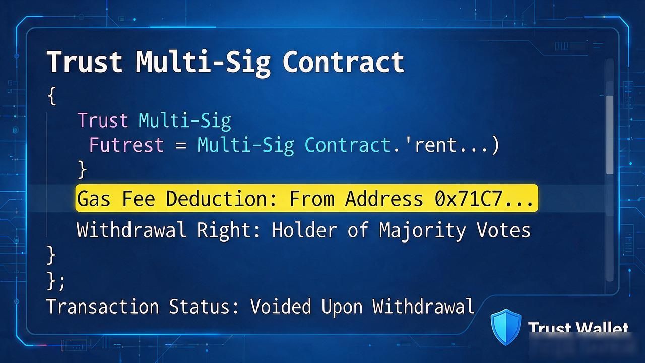 Trust钱包多签与智能合约的结合_Trust钱包多签合约部署细节_Trust钱包多签私钥分散智能合约
