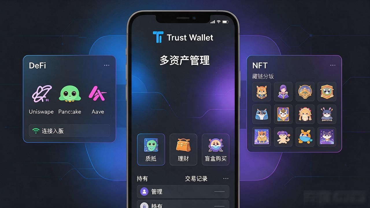 Trust Wallet新版多资产管理，一个钱包搞定所有币