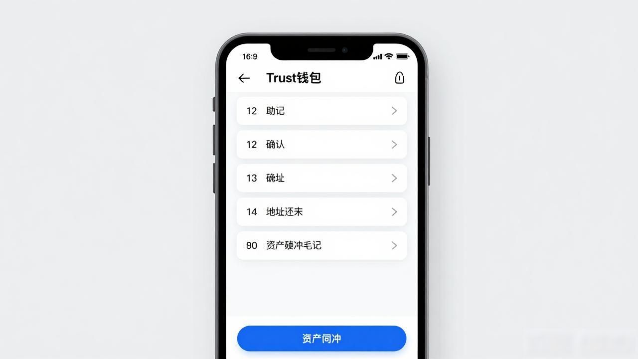 Trust钱包数字资产迁移教程_换手机Trust钱包助记词备份_Trust钱包换手机