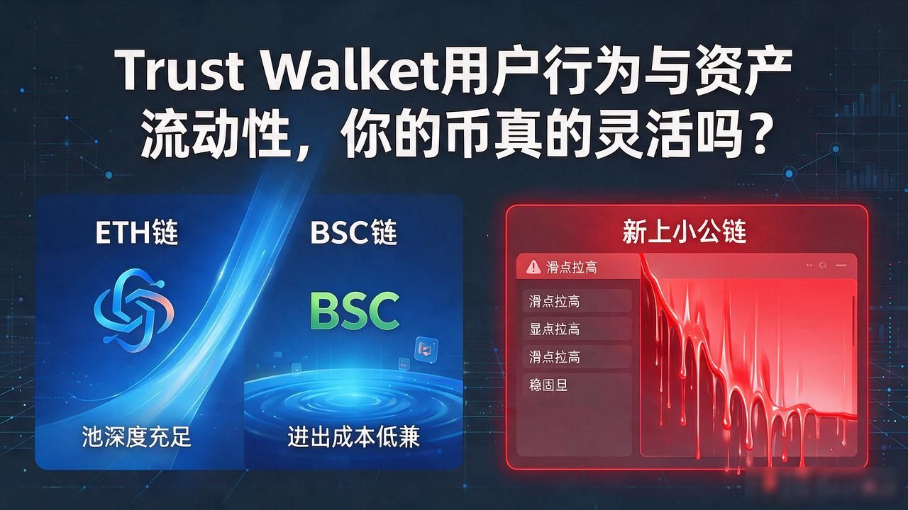 Trust Wallet用户行为与资产流动性，你的币真的灵活吗