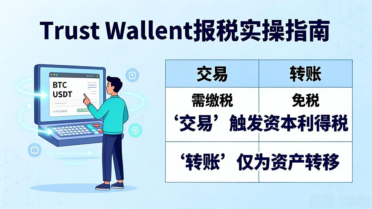 去中心化钱包税务处理_链上活动财务凭证_如何使用 Trust Wallet 处理税务问题？