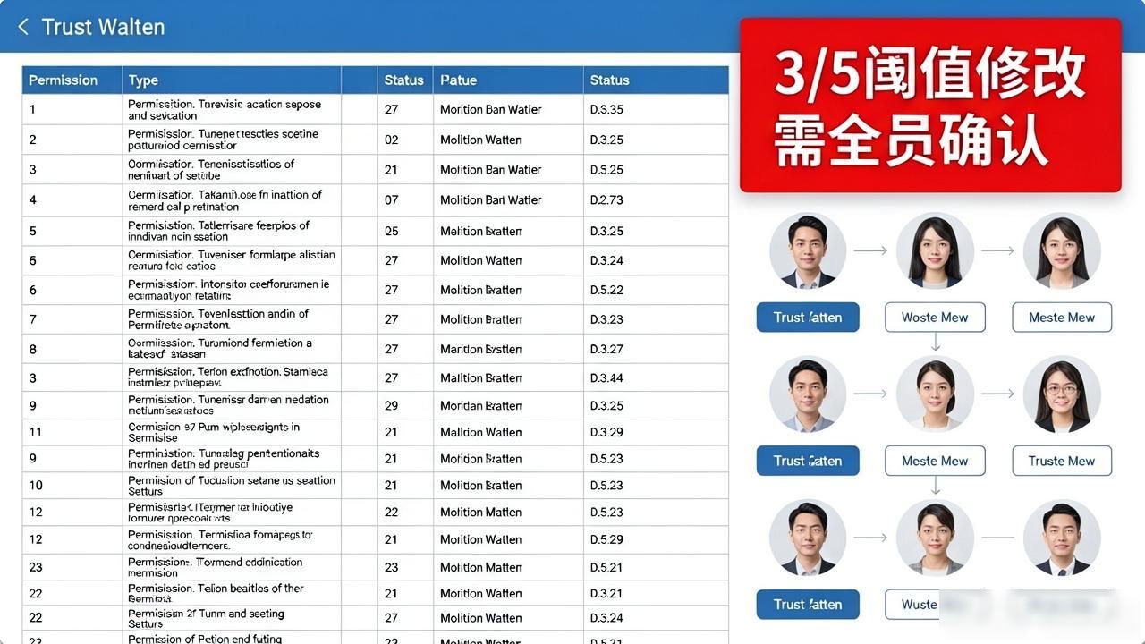 Trust Wallet多签配置错误_Trust钱包多签在实现过程中的问题_私钥安全存储与分发