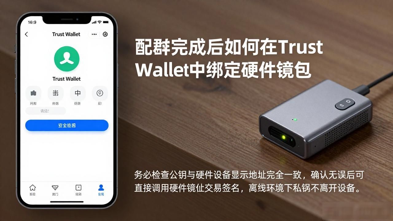 Trust Wallet绑定硬件钱包教程_安全存币必看
