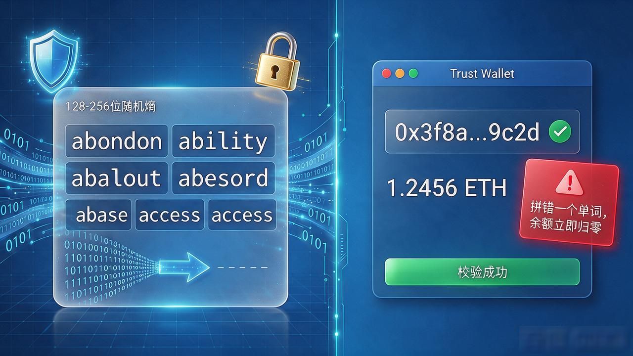 Trust Wallet 非托管钱包 安全设计_Trust Wallet 私钥 恢复短语_Trust钱包如何确保用户对恢复的信任?