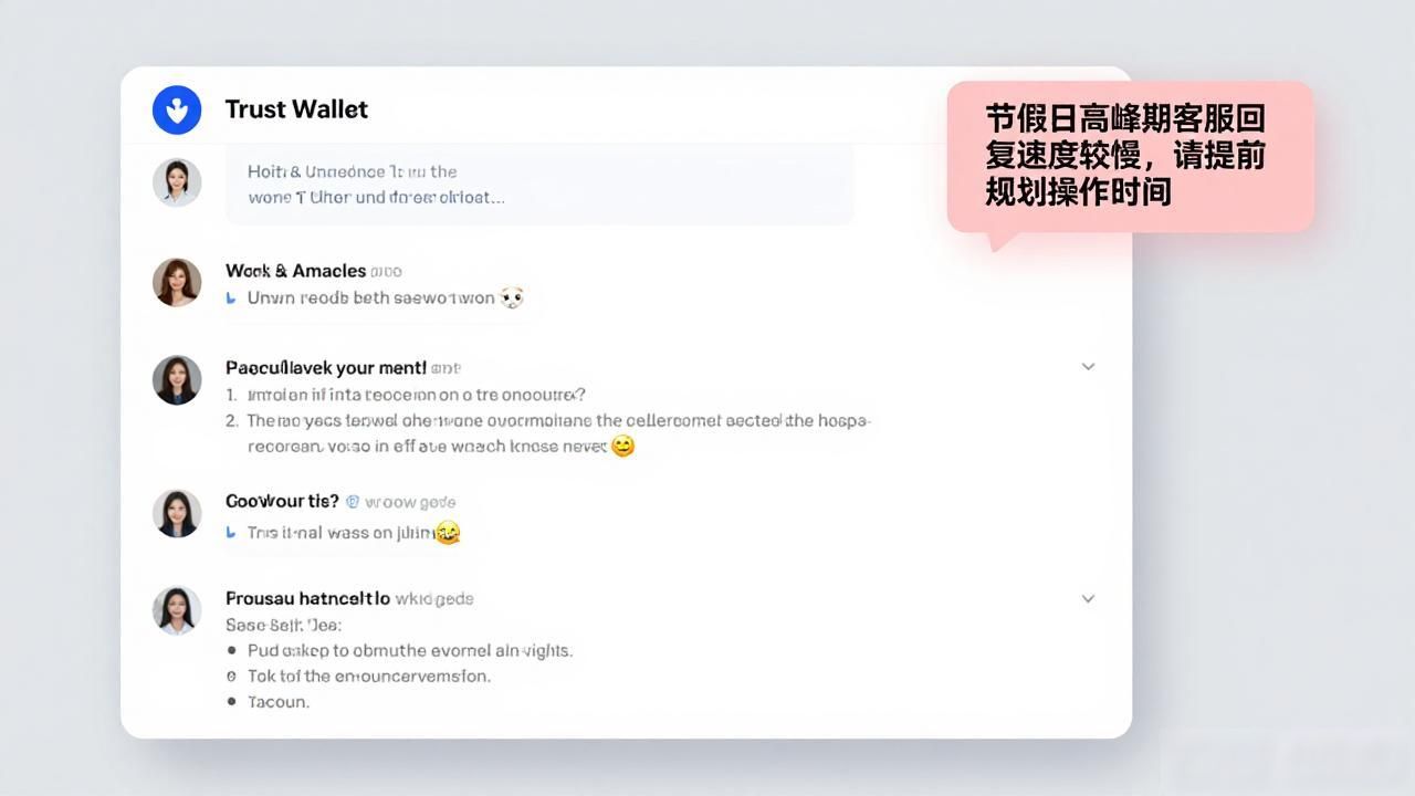 Trust Wallet客服回复怎么样？看完这篇再决定
