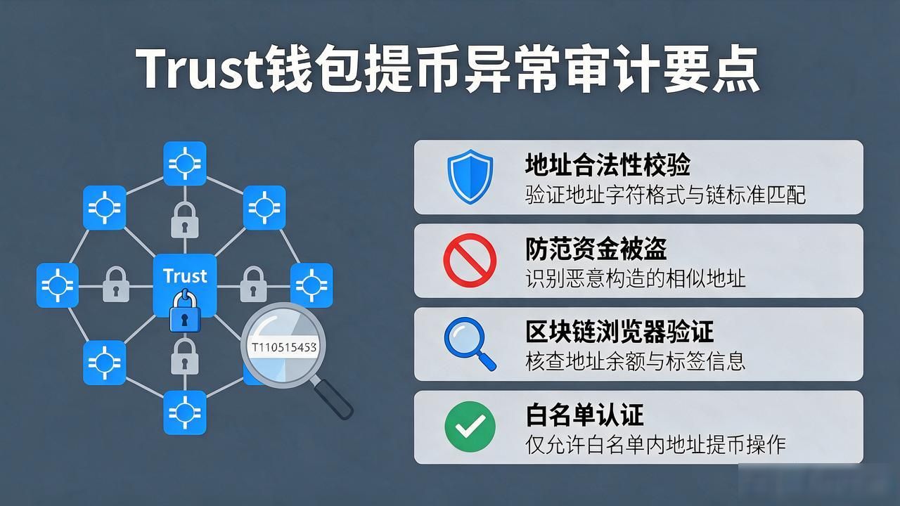 地址异常校验机制_Trust钱包提币失败风险_Trust钱包的提币审计与评估分析