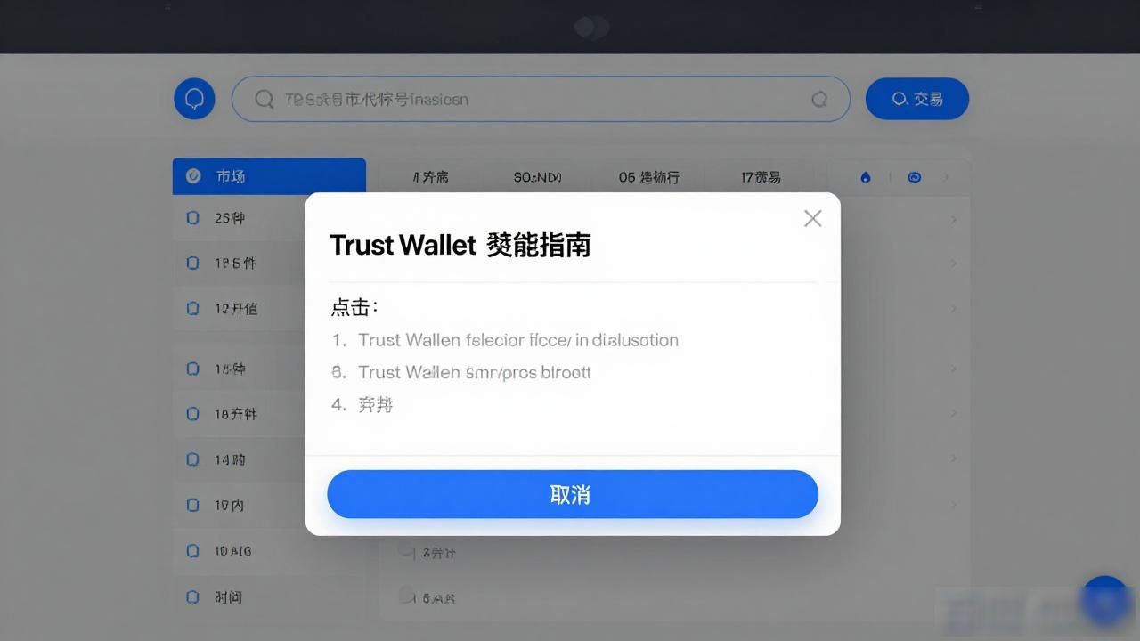 Trust Wallet交互逻辑解析_Trust Wallet界面设计_Trust Wallet 下载后的界面互动分析