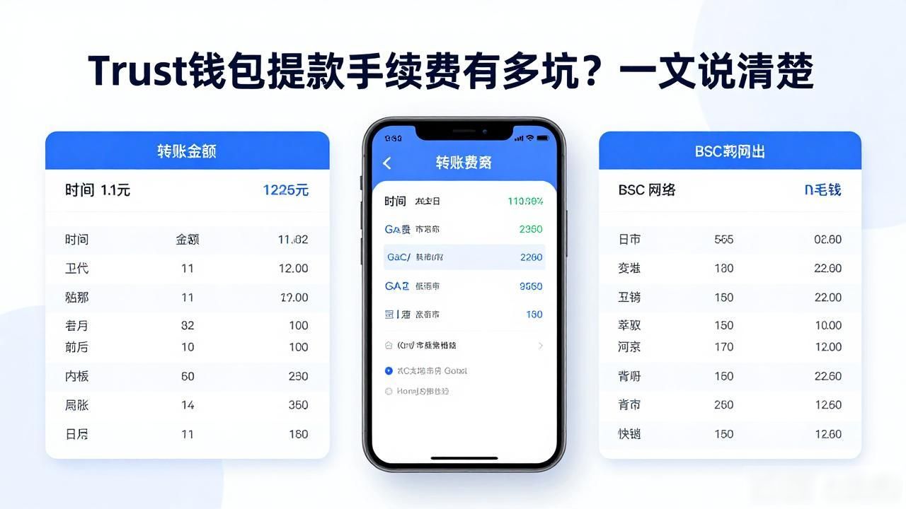 Trust钱包提款手续费有多坑？一文说清楚