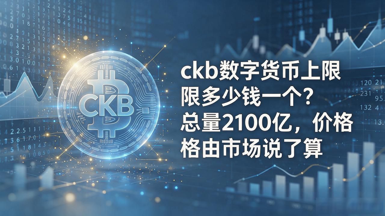 ckb数字货币上限多少钱一个？总量2100亿，价格由市场说了算
