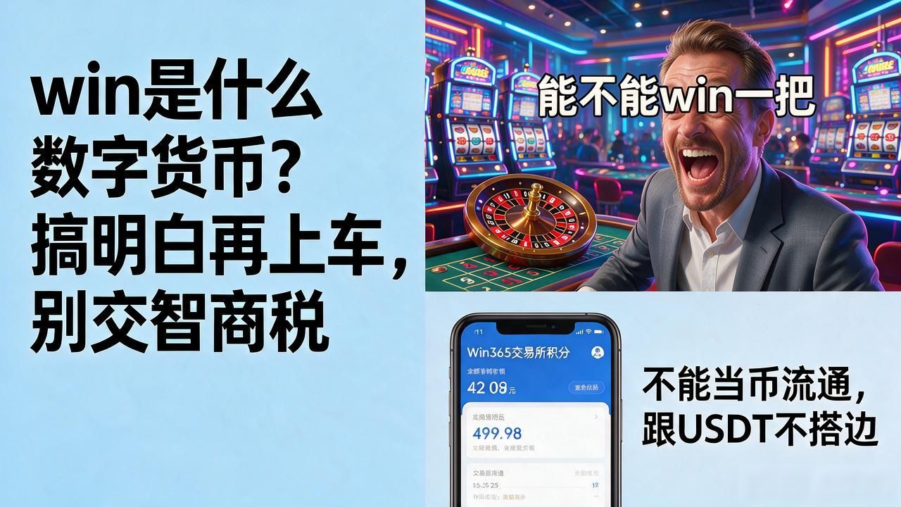 win是什么数字货币？搞明白再上车，别交智商税