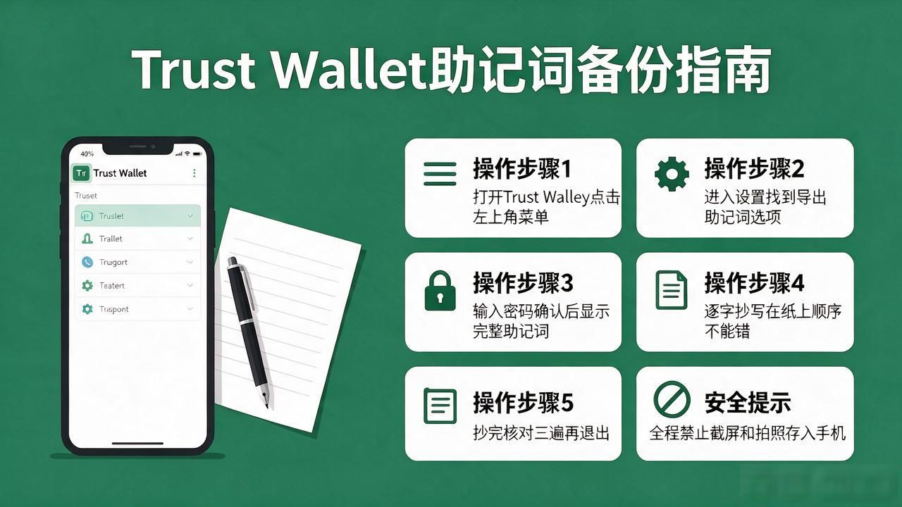 Trust Wallet钱包安全存储_Trust Wallet助记词备份_在Trust Wallet钱包中创建安全备份的必要性，如何具体操作？
