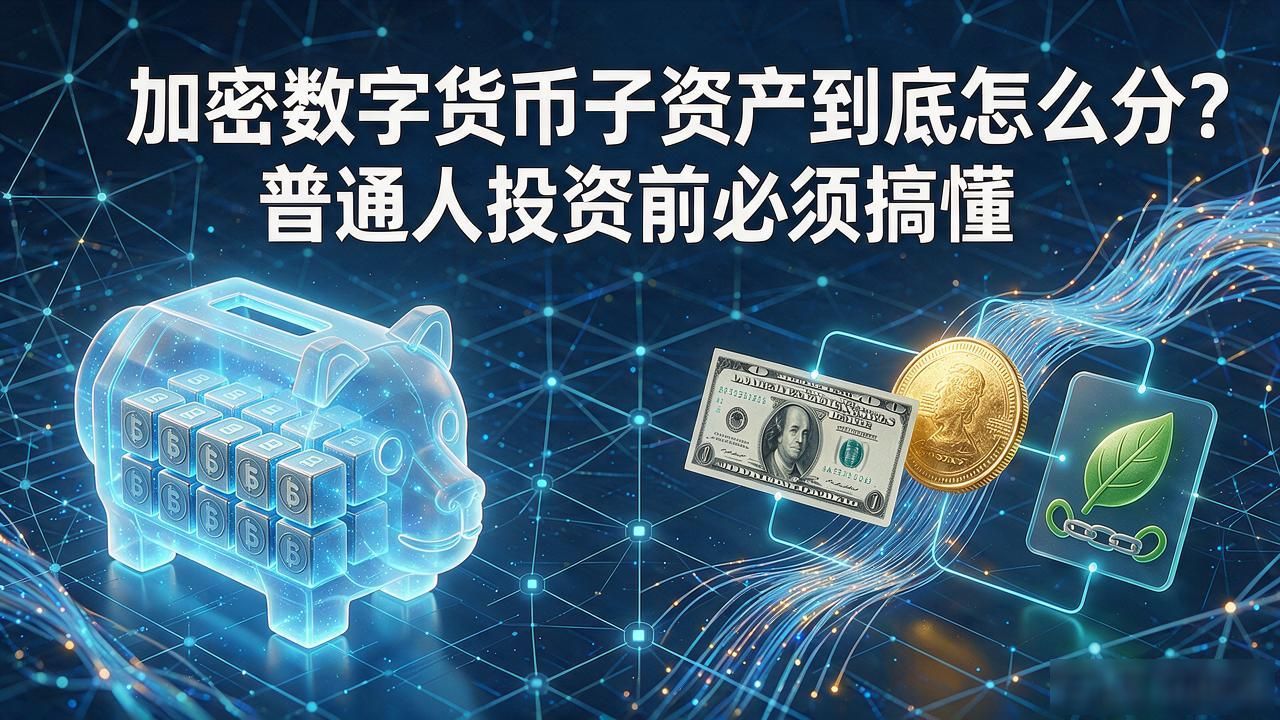 加密数字货币子资产到底怎么分？普通人投资前必须搞懂