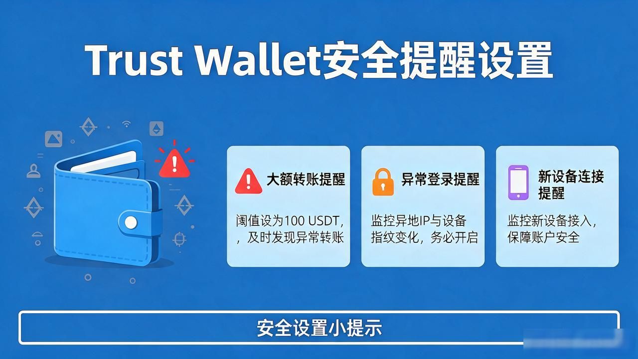 Trust Wallet安全警报配置方法_Trust Wallet大额转账提醒设置_如何在 Trust Wallet App 中设置安全警报？