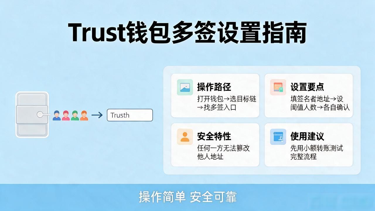 多签钱包配置_Trust钱包多签的最佳容量与使用方法_Trust钱包多签设置