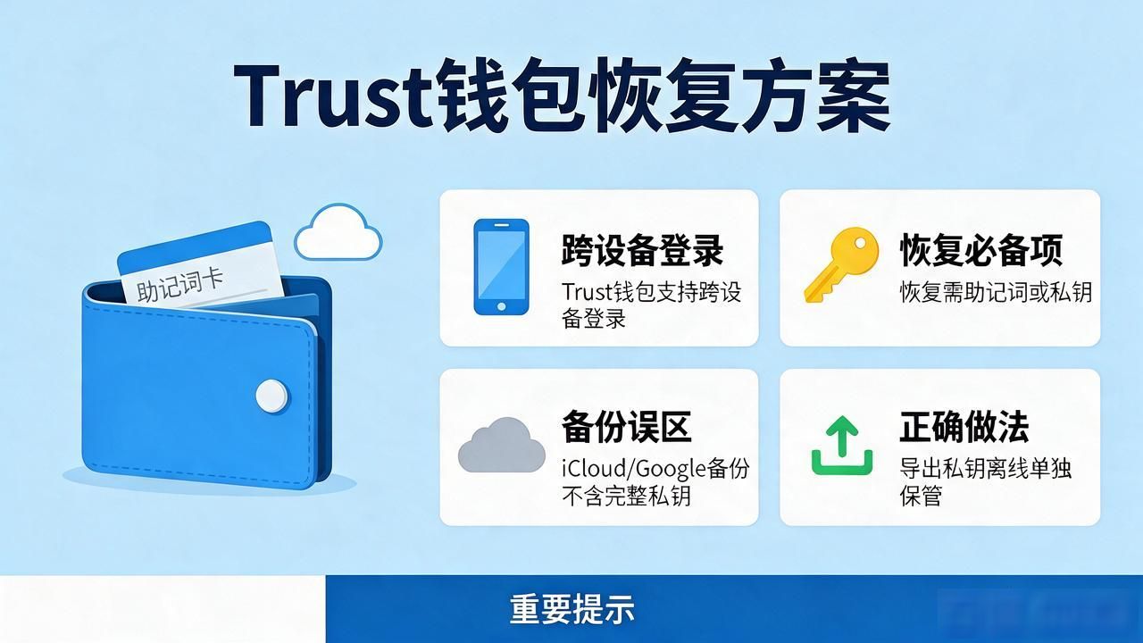 跨设备同步私钥备份_Trust钱包的恢复综合规划方案_Trust钱包助记词管理