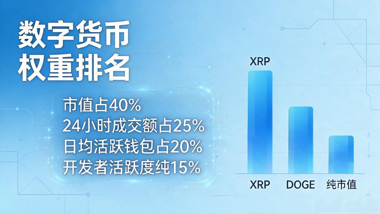 你查的数字货币权重排名靠谱吗？真正排前面的不一定是市值最大的