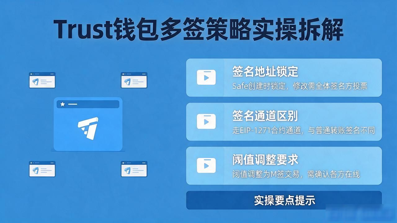 Trust钱包多签策略怎么配？从多签设置到签名确认的实操拆解