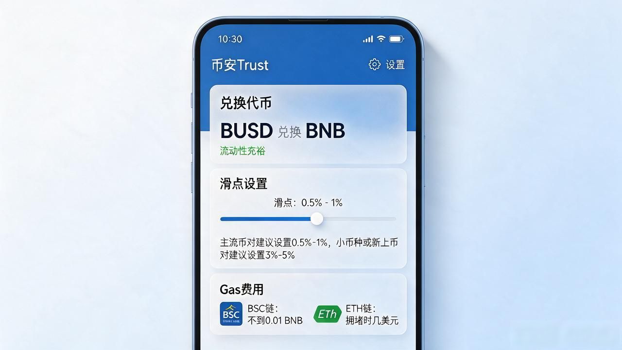 币安Trust钱包手机版兑换代币全流程，手把手教你几步搞定