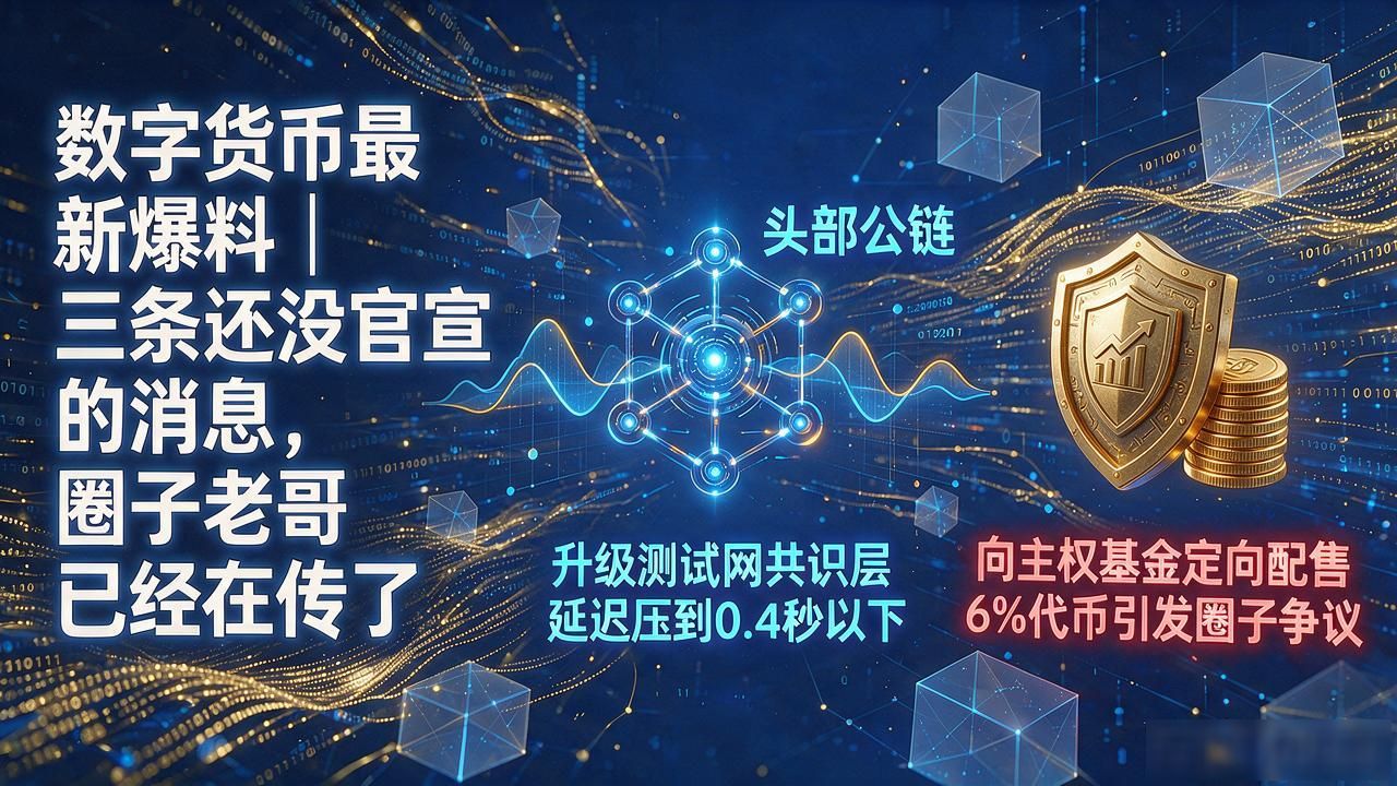 数字货币最新爆料｜三条还没官宣的消息，圈子老哥已经在传了