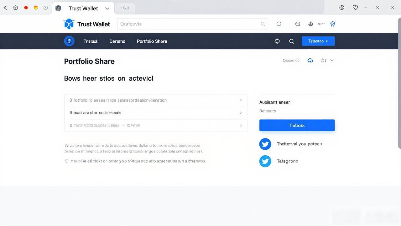 使用 Trust Wallet 官网展现你的投资组合_多链非托管钱包Portfolio Share操作教程_Trust Wallet链上持仓分享功能怎么用