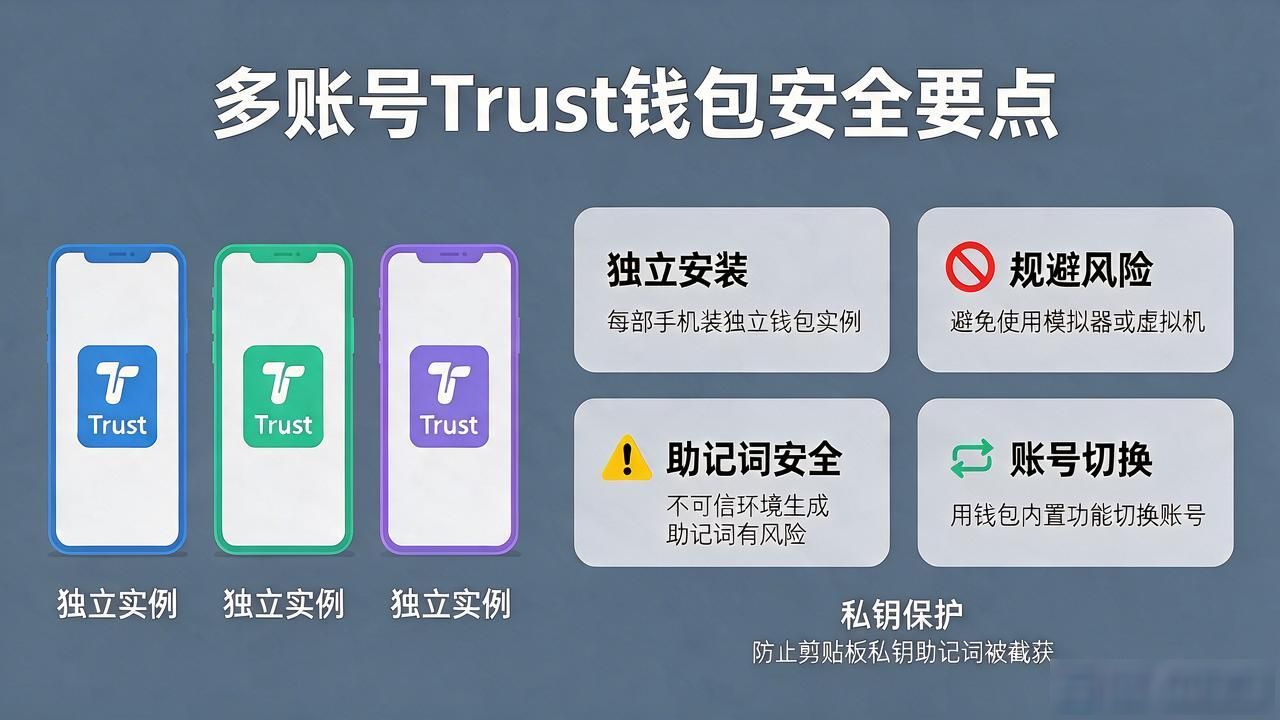 安装钱包应用安全措施_下载Trust Wallet官方安装包_如何在多账号环境中确保Trust钱包下载的有效性?