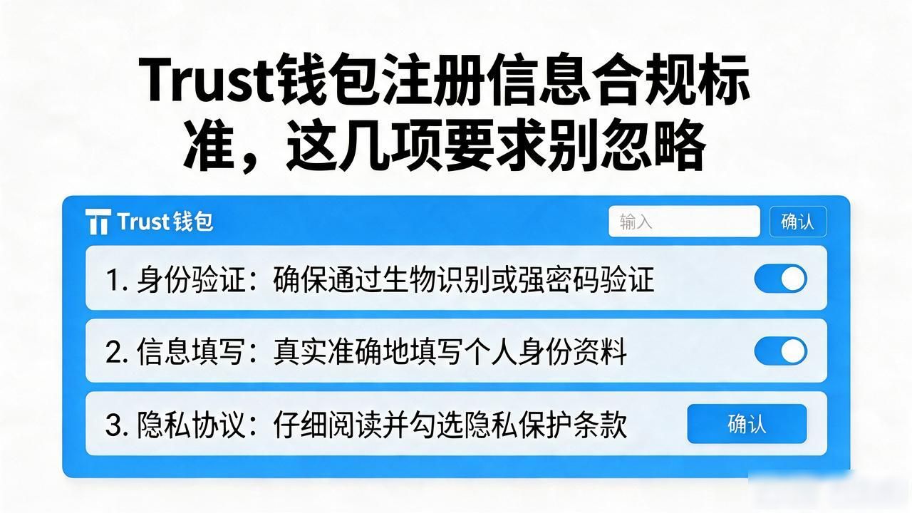 最小必要原则_Trust钱包注册信息的合规性与标准_Trust钱包注册合规要求