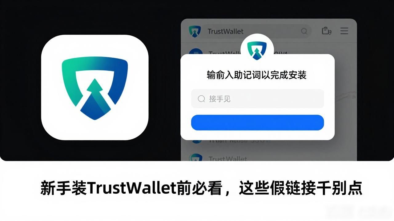 新手装Trust Wallet前必看，这些假链接千万别点