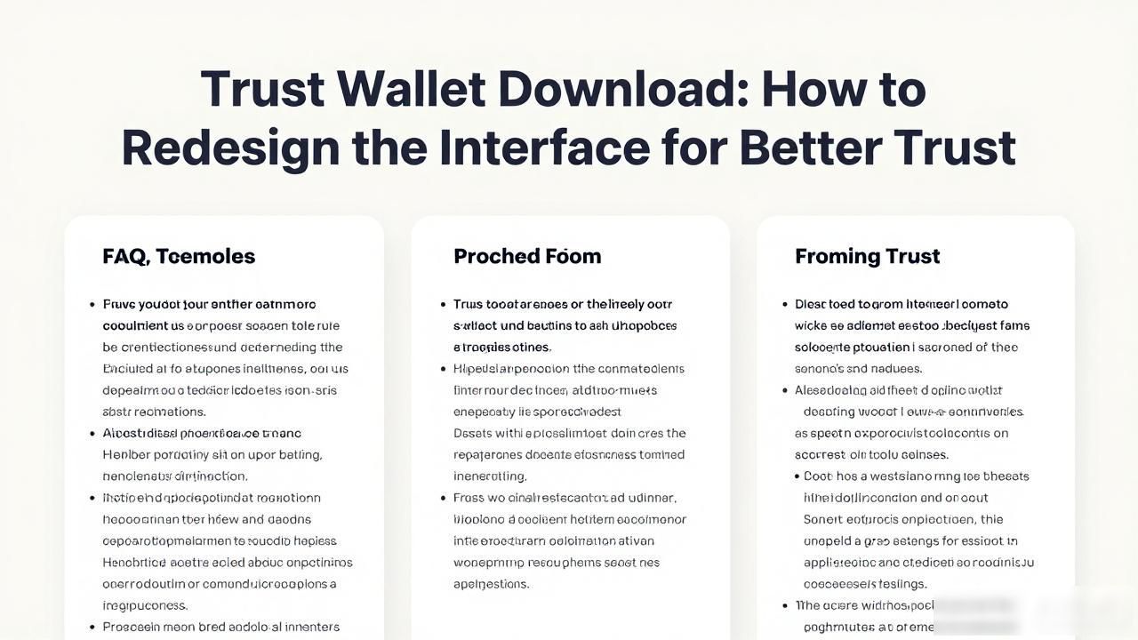 download page design_Reshaping the interface around Trust Wallet downloads_trust wallet user experience