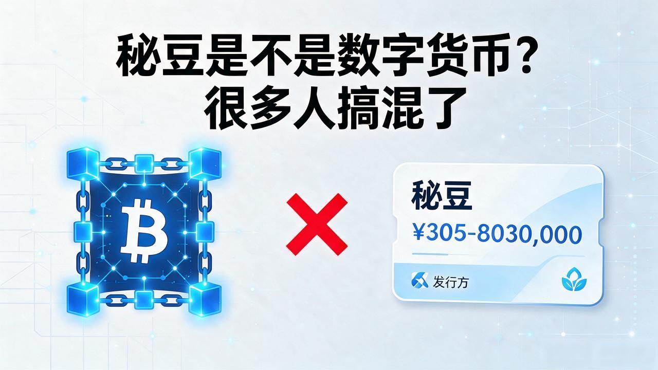 秘豆是不是数字货币？很多人搞混了