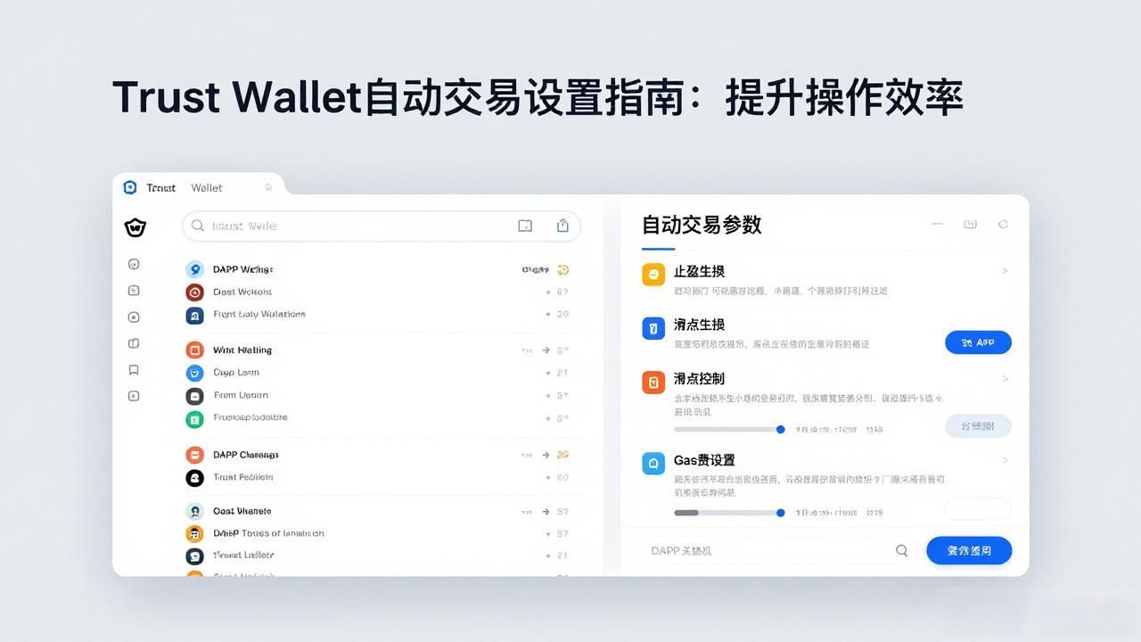 如何在Trust Wallet钱包中建立自动交易设置，提高操作效率？_Trust Wallet集成去中心化交易所聚合器_Trust Wallet自动化交易