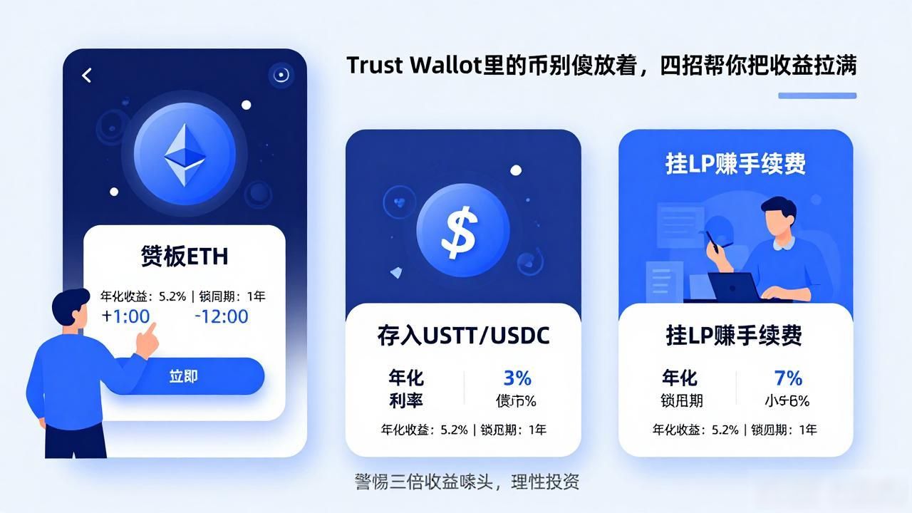 如何管理Trust Wallet中的资产并实现收益最大化？_Trust Wallet资产配置策略_DeFi理财安全指南