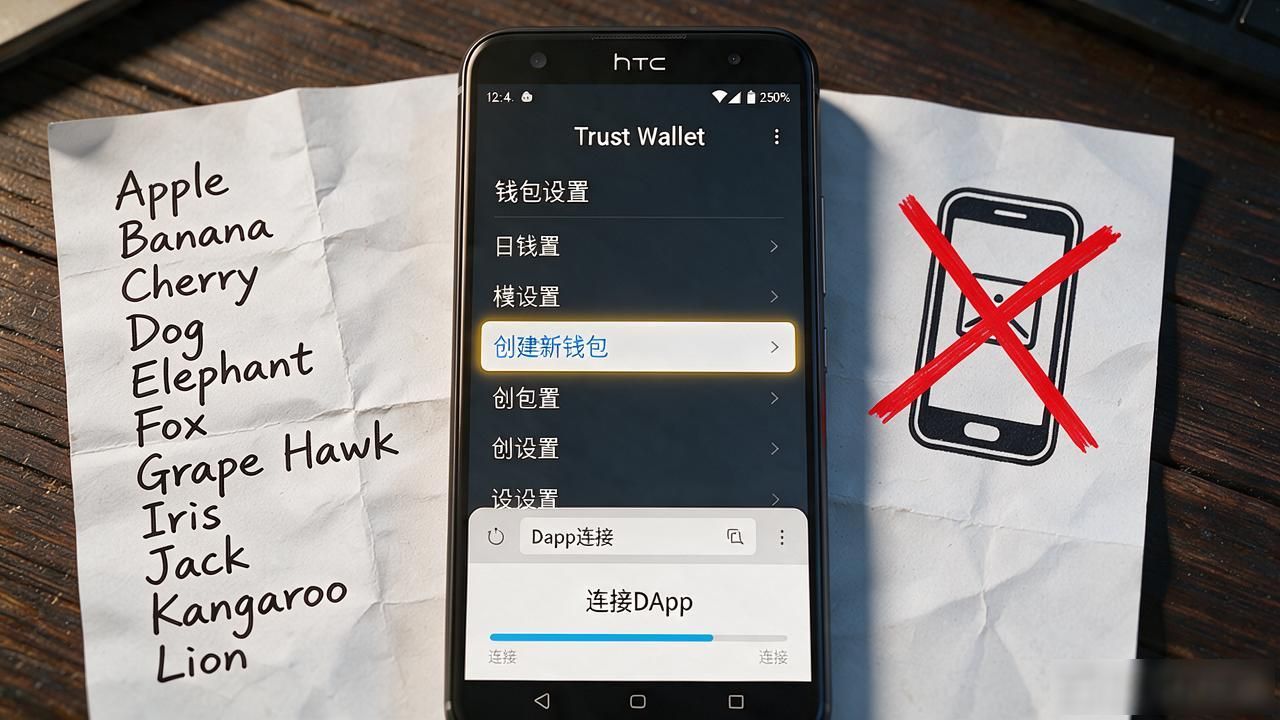 Trust Wallet HTC Exodus助记词安全存储_Trust Wallet 区块链手机（如HTC Exodus）安装指南_HTC Exodus Trust Wallet 安装教程