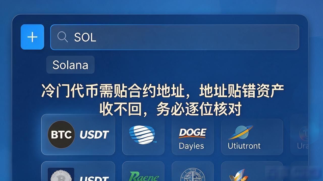 如何在 Trust Wallet App 中设置多种资产？_Trust Wallet添加代币教程_如何手动添加SOL和BTC资产