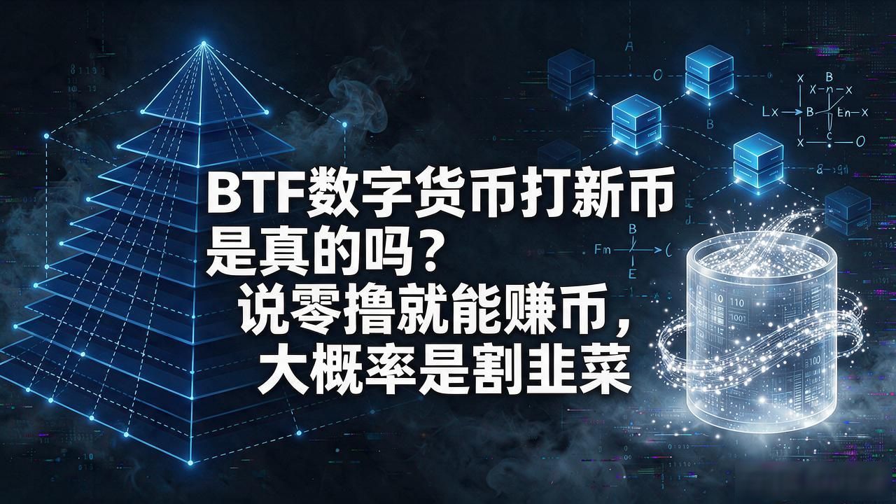 BTF数字货币打新币是真的吗？说零撸就能赚币，大概率是割韭菜
