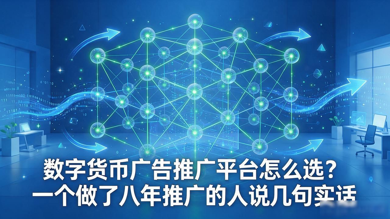 数字货币广告推广平台怎么选？一个做了八年推广的人说几句实话