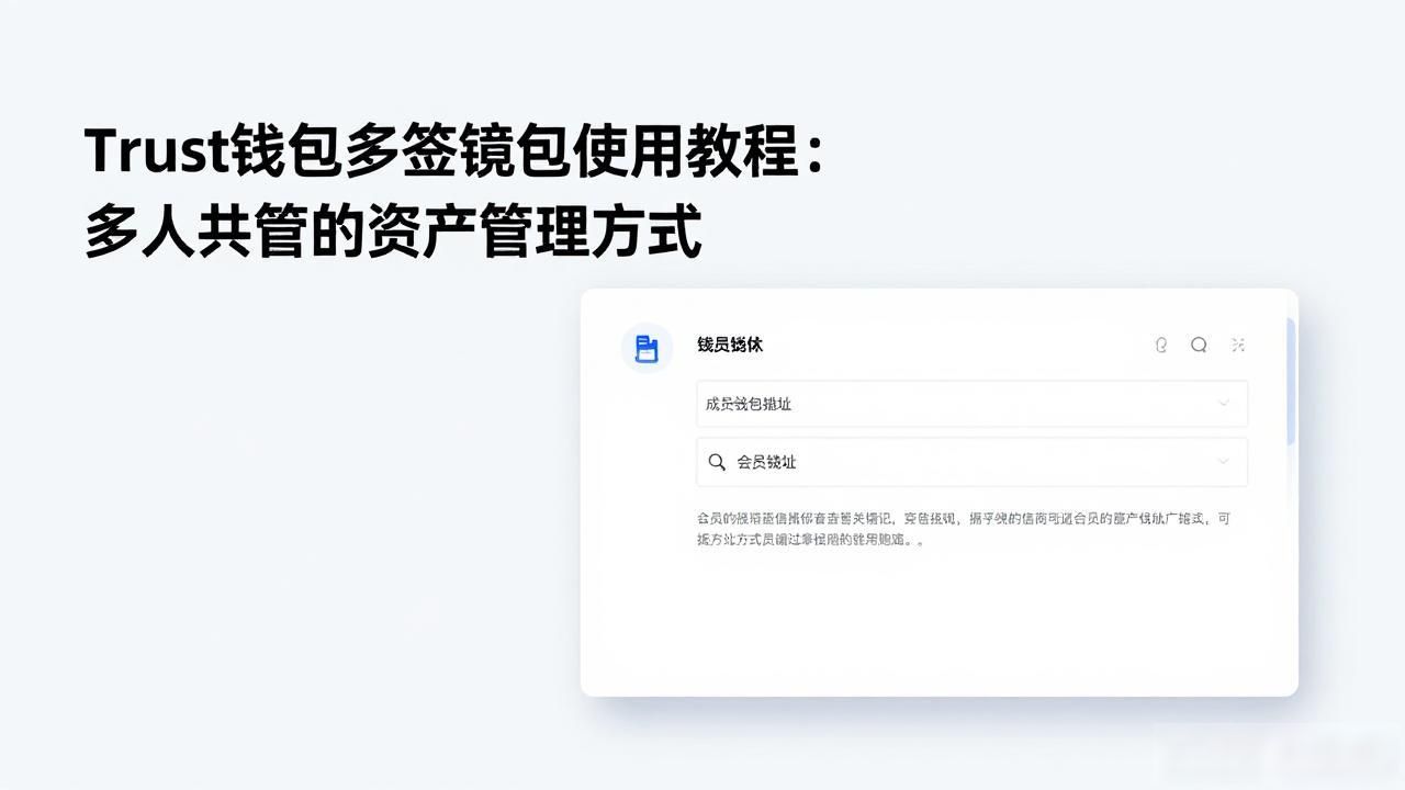 Trust钱包多签钱包使用教程：多人共管的资产管理方式