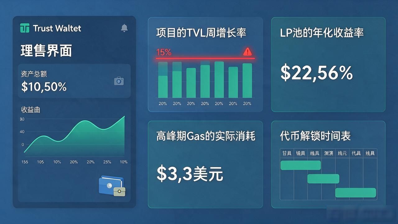 Trust Wallet 持仓管理_Trust Wallet下载后的理财心得与指标_DeFi 流动性配置