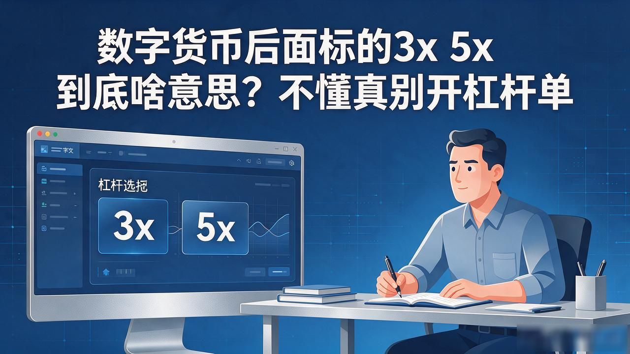 数字货币后面标的3x 5x到底啥意思？不懂真别开杠杆单